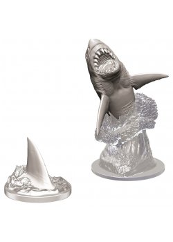 WizKids Deep Cuts Unpainted Miniatures: Shark
